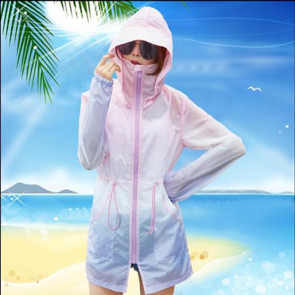 2018 new summer fashion rainbow color sun uv protection hooded jacket clothing thin breathable beach cardigan windbreaker rq244, Black;brown
2018 new summer fashion rainbow color sun uv protection hooded jacket clothing thin breathable beach cardigan windbreaker rq244, Black;brown