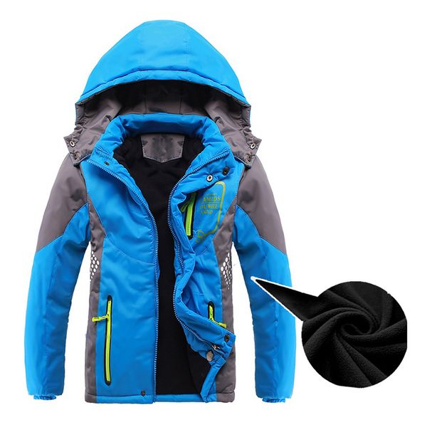 children outerwear warm coat sporty kids clothes double-deck waterproof windproof thicken boys girls jackets autumn and winter, Blue;gray
children outerwear warm coat sporty kids clothes double-deck waterproof windproof thicken boys girls jackets autumn and winter, Blue;gray