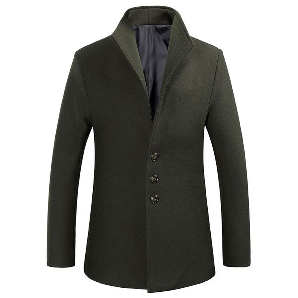 men's woolen trench 4xl 5xl 2018 winter wool coat men fashion single breasted mandarin collar pea coat jacket men overcoats #885, Black
men's woolen trench 4xl 5xl 2018 winter wool coat men fashion single breasted mandarin collar pea coat jacket men overcoats #885, Black