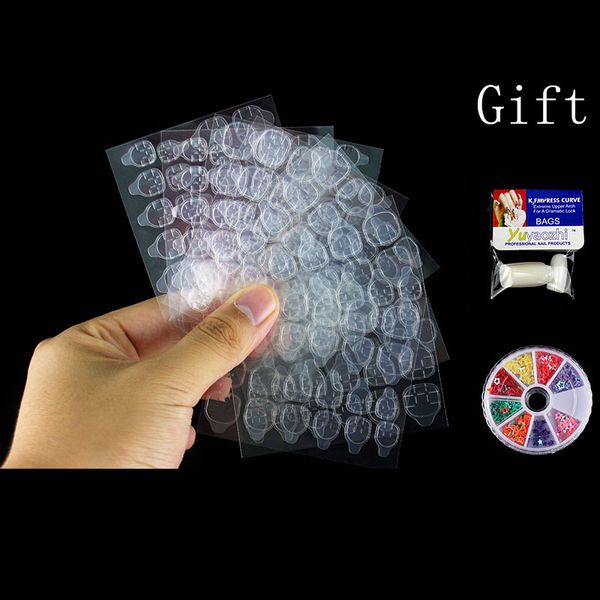nail sticker gel double-side glue sticker transparent flexible fake nail tips adhesive glue 5 /10 sheets art tool, Black
nail sticker gel double-side glue sticker transparent flexible fake nail tips adhesive glue 5 /10 sheets art tool, Black