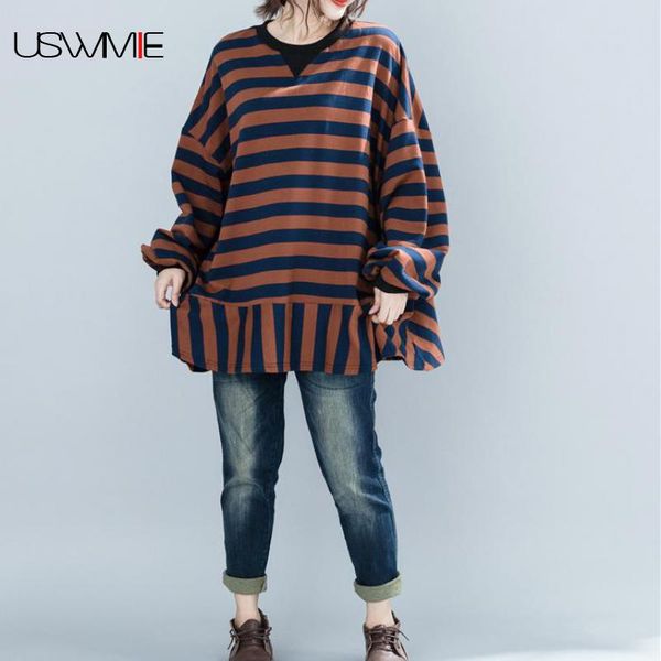 2018 autumn hoodies fashion simple joker long sleeve round neck contrast color irregular hem comfort plus size pullovers uswmie, Black
2018 autumn hoodies fashion simple joker long sleeve round neck contrast color irregular hem comfort plus size pullovers uswmie, Black