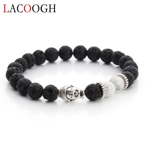 new design 8mm natural lava stone beaded bracelets antique silver buddha head charms bracelets for women men party jewelry gift, Golden;silver
new design 8mm natural lava stone beaded bracelets antique silver buddha head charms bracelets for women men party jewelry gift, Golden;silver