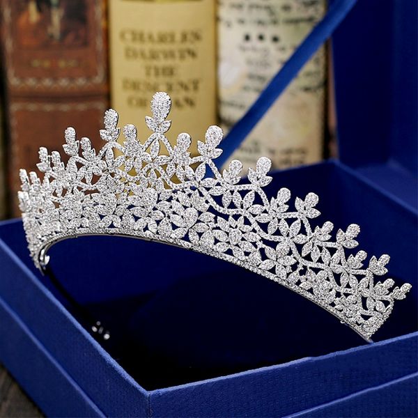 full cubic zircon tiara flower zirconia crown princess cz diadema bridal coroa wedding hair accessories bijoux cheveux wigo1344, Golden;white
full cubic zircon tiara flower zirconia crown princess cz diadema bridal coroa wedding hair accessories bijoux cheveux wigo1344, Golden;white