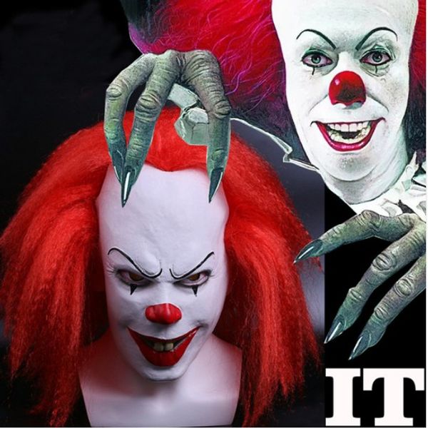 красные волосы страшно латекс 1990 стивен кинг это клоун pennywise костюм маска платье смешно косплей джокер клоун маски реквизит подарок
красные волосы страшно латекс 1990 стивен кинг это клоун pennywise костюм маска платье смешно косплей джокер клоун маски реквизит подарок
