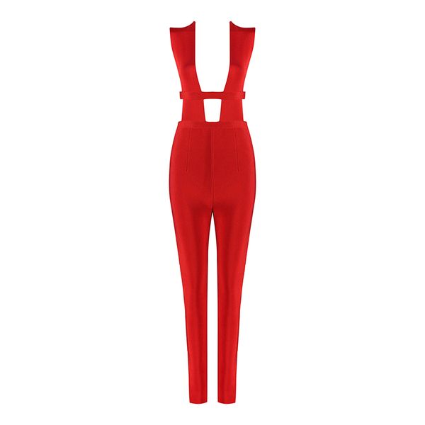 new fashion 2018 designer runway jumpsuit women's deep v bandage jumpsuit rompers, Black;white
new fashion 2018 designer runway jumpsuit women's deep v bandage jumpsuit rompers, Black;white