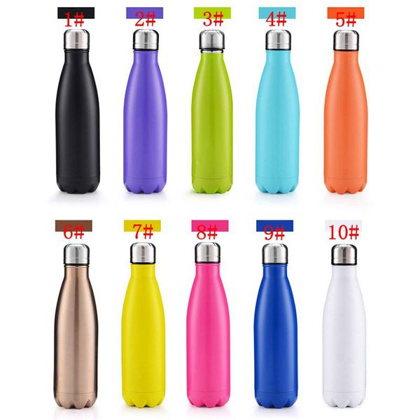 12pc 17oz 500ml cola haped bottle in ulated double wall vacuum high luminance water bottle creative thermo bottle coke cup 
12pc 17oz 500ml cola haped bottle in ulated double wall vacuum high luminance water bottle creative thermo bottle coke cup