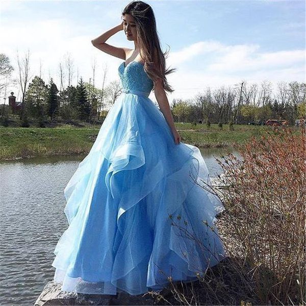 tulle prom dresses a line blue appliques evening dress beach empire waist blue prom gowns ball gowns, Black
tulle prom dresses a line blue appliques evening dress beach empire waist blue prom gowns ball gowns, Black