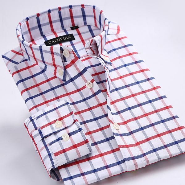 Men's Standard-Fit Plaid Oxford Dress Shirts Smart Button down Collar Long Sleeve Easy Care Cotton Workwear Casual Shirts
Men's Standard-Fit Plaid Oxford Dress Shirts Smart Button down Collar Long Sleeve Easy Care Cotton Workwear Casual Shirts