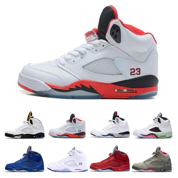 New 5 5s basketball shoes mens sneakers OG black metallic fire red Blue Suede Olympic Metallic Gold 5s White Cement trainer sports shoes
New 5 5s basketball shoes mens sneakers OG black metallic fire red Blue Suede Olympic Metallic Gold 5s White Cement trainer sports shoes