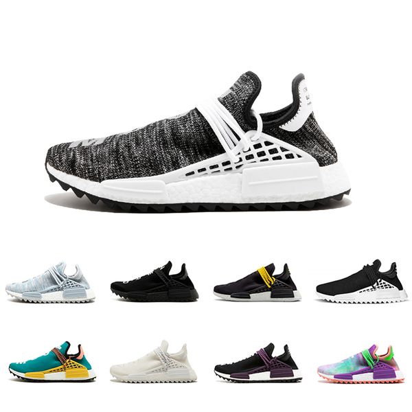 Black Colette Human Race trail Running Shoes Men Women Pharrell Williams HU Runner Yellow Nerd core Black White Red BBC sport runner sneaker
Black Colette Human Race trail Running Shoes Men Women Pharrell Williams HU Runner Yellow Nerd core Black White Red BBC sport runner sneaker