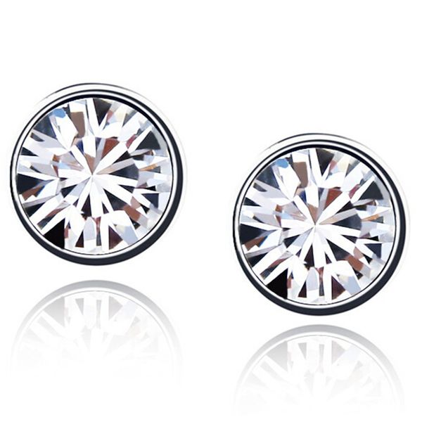 round austrian embellished with crystal from swarovski elements studs earrings for women mens fashion jewelry accessories simple style 48, Golden;silver
round austrian embellished with crystal from swarovski elements studs earrings for women mens fashion jewelry accessories simple style 48, Golden;silver