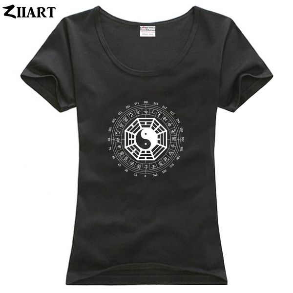 chinese taiji bagua array girl woman female o-neck cotton short-sleeve t-shirts, White
chinese taiji bagua array girl woman female o-neck cotton short-sleeve t-shirts, White