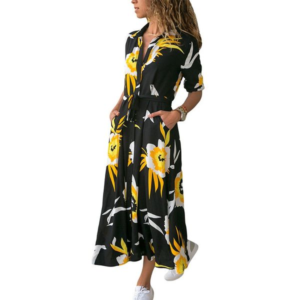 beforw 2018 new autumn winter long sleeve loose print split maxi dress fashion women casual button shirt long dresses vestidos, White;black
beforw 2018 new autumn winter long sleeve loose print split maxi dress fashion women casual button shirt long dresses vestidos, White;black