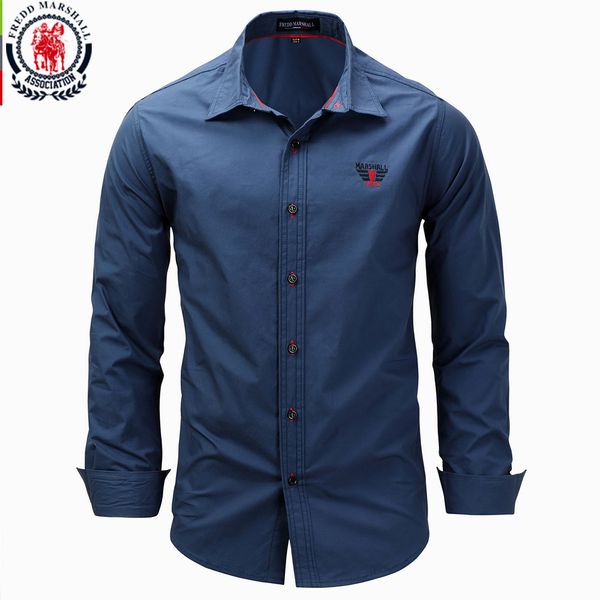 fredd marshall 2017 new fashion men's long sleeve solid color embroidery shirts men slim fit shirt business dress shirts 3xl 118, White;black
fredd marshall 2017 new fashion men's long sleeve solid color embroidery shirts men slim fit shirt business dress shirts 3xl 118, White;black