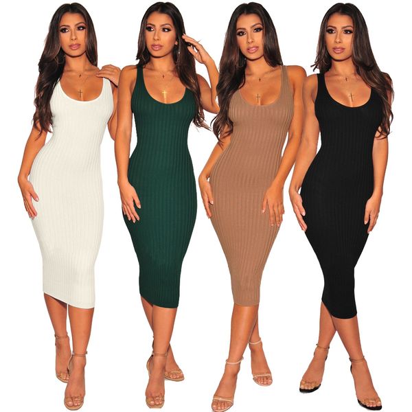 women dresses high waist sleeveless summer knitted fashion casual bodycon bandage night club party midi dress, Black;gray
women dresses high waist sleeveless summer knitted fashion casual bodycon bandage night club party midi dress, Black;gray