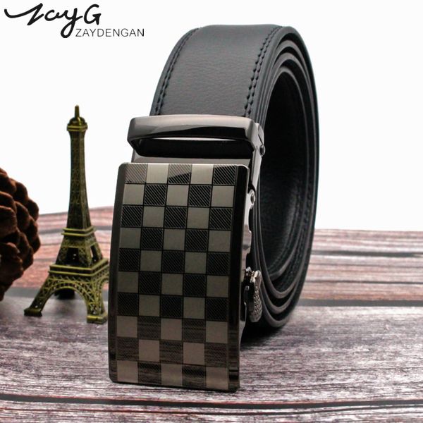 zayg men belt fashion lattmetal automatic buckle belt men genuine leather vintage buckle, Black;brown
zayg men belt fashion lattmetal automatic buckle belt men genuine leather vintage buckle, Black;brown