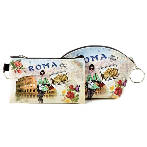 xydyy roma colosseum design women coin purses fashion lady arc square mini pu wallet id card holder small change bag handbag, Red;black
xydyy roma colosseum design women coin purses fashion lady arc square mini pu wallet id card holder small change bag handbag, Red;black