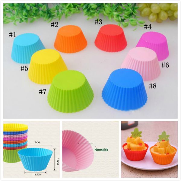 round 7cm silica gel muffin cake cup 8 color chocolate cake wrappers cake decorating tools baking cupcake
round 7cm silica gel muffin cake cup 8 color chocolate cake wrappers cake decorating tools baking cupcake