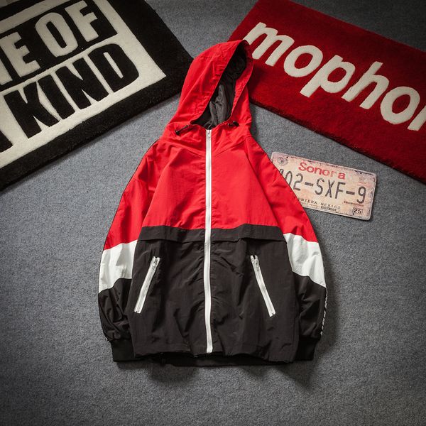 casual men's jacket hip hop color block patchwork hooded jackets men autumn loose outwear coat windbreaker m-2xl, Black;brown
casual men's jacket hip hop color block patchwork hooded jackets men autumn loose outwear coat windbreaker m-2xl, Black;brown