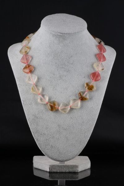 wholesale natural stone necklace watermelon red stone item even 18 inches 8-15mm, Silver
wholesale natural stone necklace watermelon red stone item even 18 inches 8-15mm, Silver