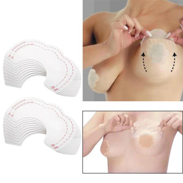 10pcs women fashion bare breast lift tape adhesive push up nipple stickers pasties nipple cover lifter bra accessories, Black;white
10pcs women fashion bare breast lift tape adhesive push up nipple stickers pasties nipple cover lifter bra accessories, Black;white