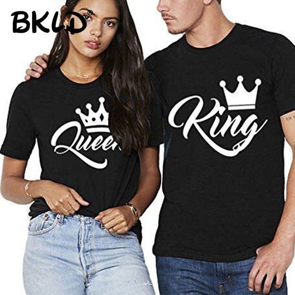 bkld couples t shirt crown printing couple clothes summer t-shirt 2018 casual o-neck lovers tee shirt, White
bkld couples t shirt crown printing couple clothes summer t-shirt 2018 casual o-neck lovers tee shirt, White