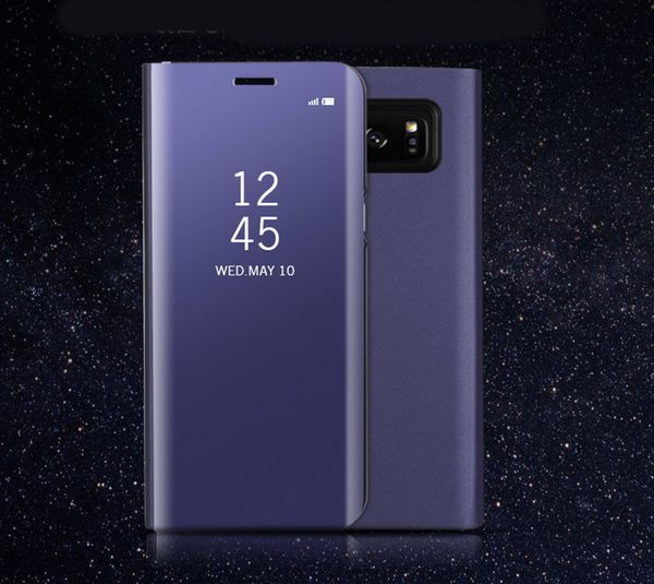 смарт корпус зеркала для iphone 11 про х хз максимум хт 8 7 6 samsung s8 s9 s10 plus примечание 8 9 10 откидная крышка для samsung a7 j3 j5