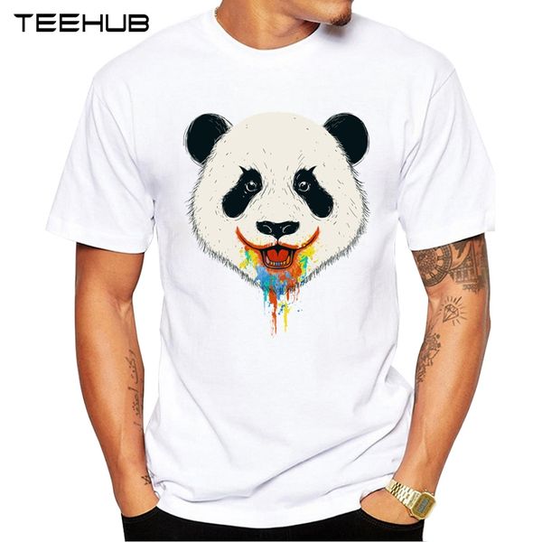 2018 teehub summer fashion cute panda printed t-shirt short sleeve popular animal design novelty tee, White;black
2018 teehub summer fashion cute panda printed t-shirt short sleeve popular animal design novelty tee, White;black