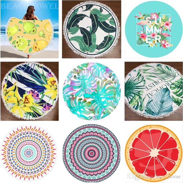 round beach towel 150cm tassels microfiber large reactive printing beach towels serviette de plage adulte bath towel 40 designs
round beach towel 150cm tassels microfiber large reactive printing beach towels serviette de plage adulte bath towel 40 designs