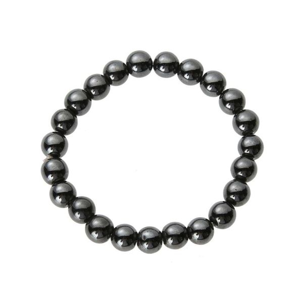 

magnetic hematite beads bracelet anti-fatigue health care energy bangle, Black