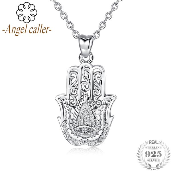 angel caller genuine 925 sterling silver hamsa hand pendant necklaces for women trendy fine jewelry 2018 new collection cyd283
angel caller genuine 925 sterling silver hamsa hand pendant necklaces for women trendy fine jewelry 2018 new collection cyd283