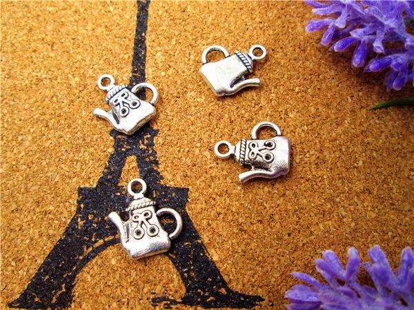 60pcs--teapot charms antique tibetan silver tone teapot charm pendant 17x13mm, Bronze;silver
60pcs--teapot charms antique tibetan silver tone teapot charm pendant 17x13mm, Bronze;silver