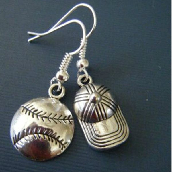 2018 новый горячий продавать цинковый сплав древнее серебро baseballbaseball cap шарм подвески серьги diy женщины ювелирные изделия празднич, Silver
2018 новый горячий продавать цинковый сплав древнее серебро baseballbaseball cap шарм подвески серьги diy женщины ювелирные изделия празднич, Silver