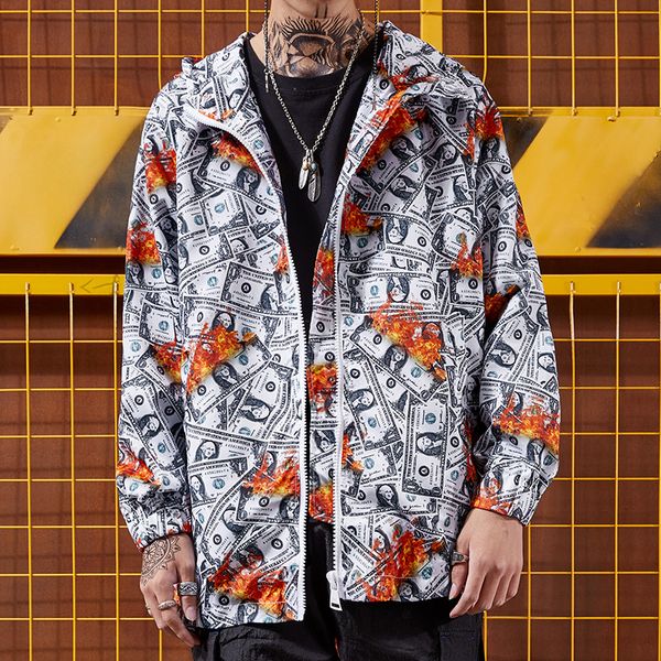 men's hiphop coat, chao brand, street fork, swallow tail, loose fitting hooded trench, Tan;black
men's hiphop coat, chao brand, street fork, swallow tail, loose fitting hooded trench, Tan;black