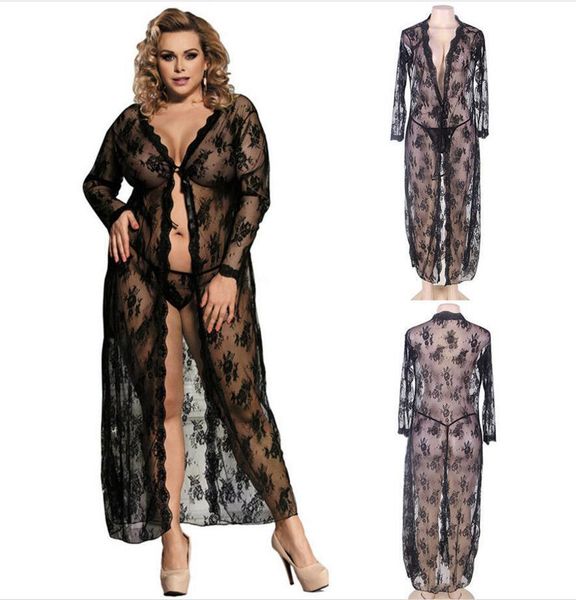 plus size women s long sleeve lace v neck lingerie long gown dress -5xl #r68, Red;black
plus size women s long sleeve lace v neck lingerie long gown dress -5xl #r68, Red;black