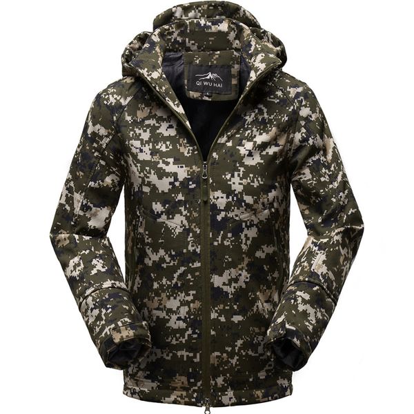 outdoor hiking camping waterproof jacket clothing windproof polyester coats camouflage jacket men hoody softshell jacket, Black;brown
outdoor hiking camping waterproof jacket clothing windproof polyester coats camouflage jacket men hoody softshell jacket, Black;brown