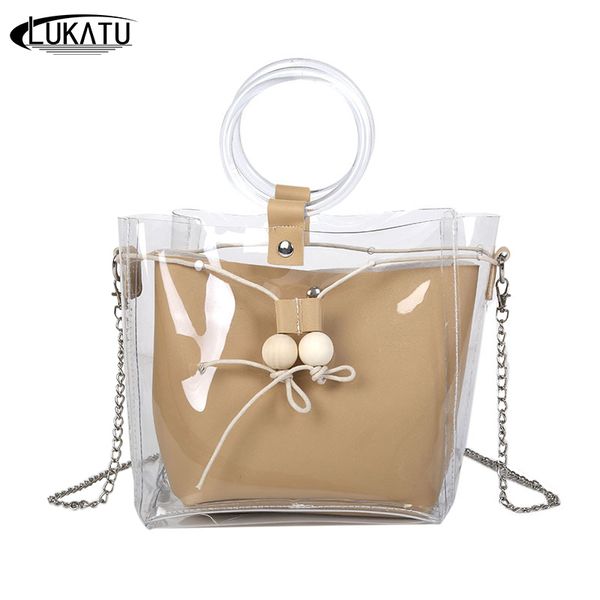 lukatu 2018 new fashion style transparent handbag women messenger bag good design pvc handbags jelly tote bags
lukatu 2018 new fashion style transparent handbag women messenger bag good design pvc handbags jelly tote bags