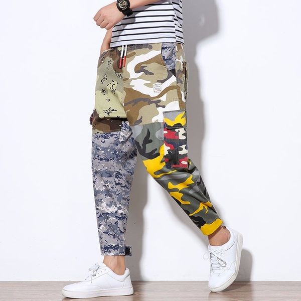 pockets pants streetwear 2018 mens fashion baggy tactical trouser hip hop casual cotton multi color camo, Black
pockets pants streetwear 2018 mens fashion baggy tactical trouser hip hop casual cotton multi color camo, Black