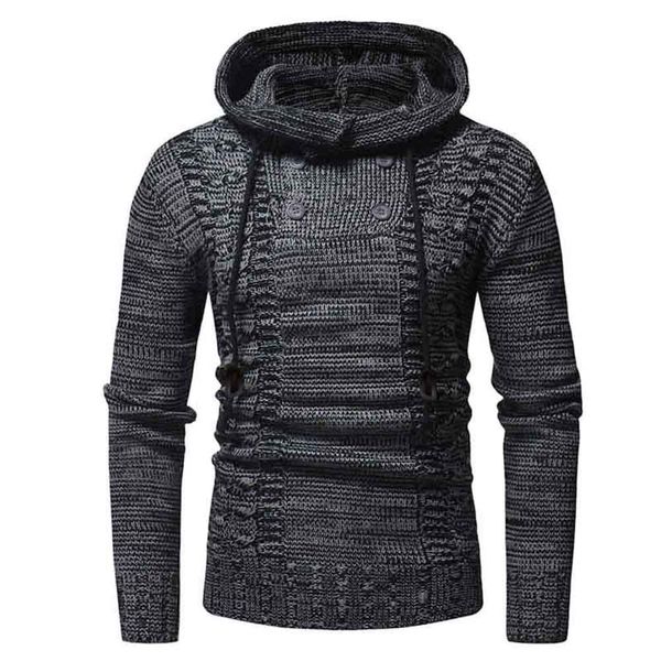 zacoo men hooded sweater fashionable casual drawstring long sleeve knitted pullover top, White;black
zacoo men hooded sweater fashionable casual drawstring long sleeve knitted pullover top, White;black
