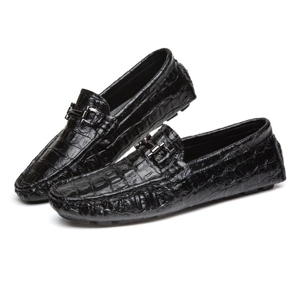 Moccasin-gommino Men Genuine Leather Shoes Solid Color Crocodile Spring And Autumn Dress Shoes Adults Fashion Horsebit Loafers Driving Shoes
Moccasin-gommino Men Genuine Leather Shoes Solid Color Crocodile Spring And Autumn Dress Shoes Adults Fashion Horsebit Loafers Driving Shoes