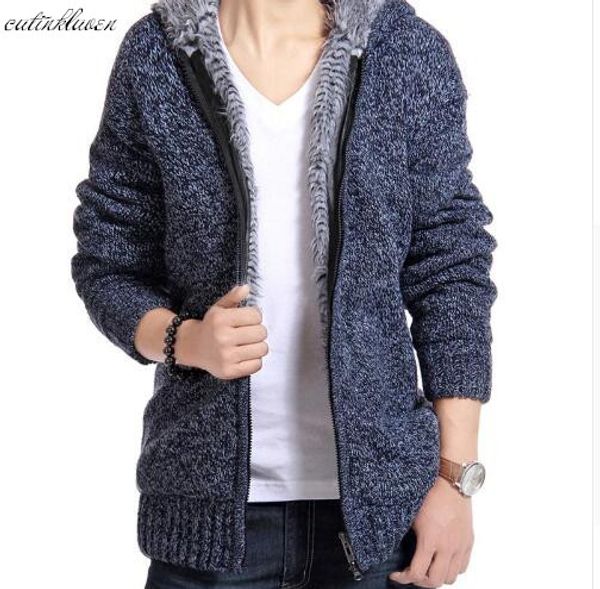 jacket men 2017 thick velvet cotton hooded fur jacket mens winter padded knitted all-match casual sweater cardigan coat spring, Black;brown
jacket men 2017 thick velvet cotton hooded fur jacket mens winter padded knitted all-match casual sweater cardigan coat spring, Black;brown