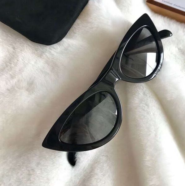 ladies black gray cat eye sunglasses 40019 glasses sonnenbrille des lunettes de soleil fashion sunglasses for women shades new with box, White;black 
ladies black gray cat eye sunglasses 40019 glasses sonnenbrille des lunettes de soleil fashion sunglasses for women shades new with box, White;black