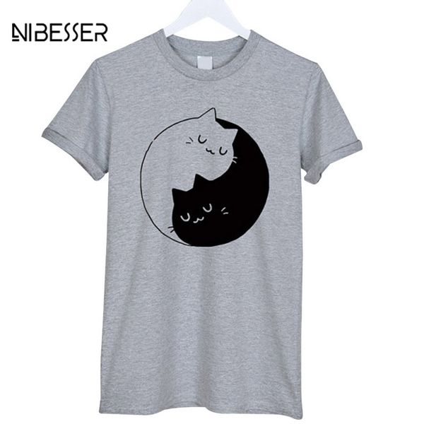 nibesser simple printed t-shirts men yin yang style cat pattern tee shirts short sleeve couple love tee fitness top women men, White;black
nibesser simple printed t-shirts men yin yang style cat pattern tee shirts short sleeve couple love tee fitness top women men, White;black