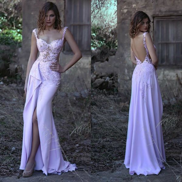 arabic spaghetti evening dresses with lace applique sequins design backless front split prom dress party gowns custom made, Black;red
arabic spaghetti evening dresses with lace applique sequins design backless front split prom dress party gowns custom made, Black;red
