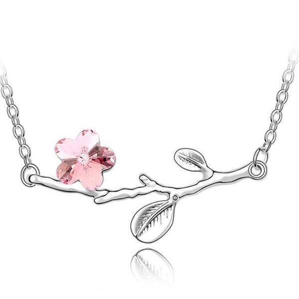 fashion jewelry women necklace pendants crystal from swarovski elements flower bijouterie white gold plated 3520, Silver
fashion jewelry women necklace pendants crystal from swarovski elements flower bijouterie white gold plated 3520, Silver