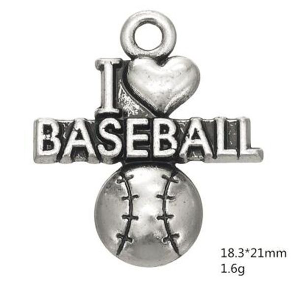 2021 fashion metal i love baseball accessory word charm jewelry necklace pendant sports vintage jewelry making, Bronze;silver
2021 fashion metal i love baseball accessory word charm jewelry necklace pendant sports vintage jewelry making, Bronze;silver