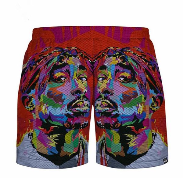 tupac 2pac shorts joggers men's beach shorts hip hop casual short pants 3d printed, White;black
tupac 2pac shorts joggers men's beach shorts hip hop casual short pants 3d printed, White;black