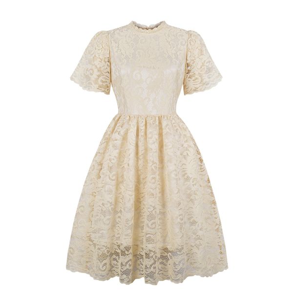 plus size lace vintage 60s 50s dress short sleeve beige retro hepburn style party lace big swing dress robe vestidos femme 2019, White;black
plus size lace vintage 60s 50s dress short sleeve beige retro hepburn style party lace big swing dress robe vestidos femme 2019, White;black