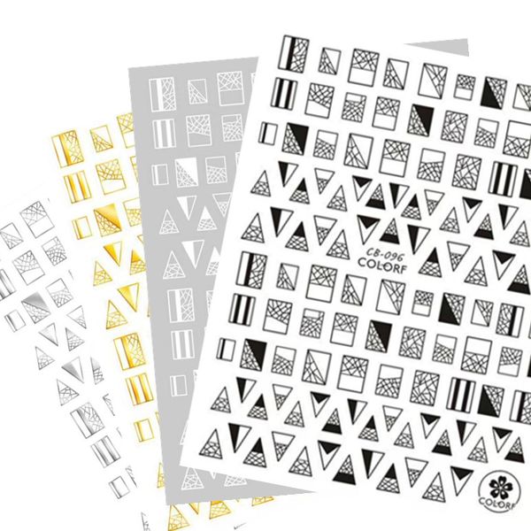 cb-96 black white gold silver 4 color a grou cheetsan 3d nail art stickers nail decals export quality gold sticker
cb-96 black white gold silver 4 color a grou cheetsan 3d nail art stickers nail decals export quality gold sticker