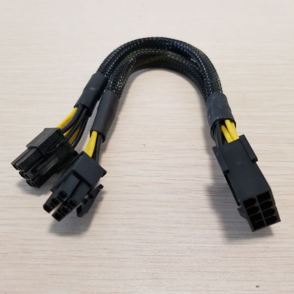 pci-e pcie graphics card video card dual 6pin power cable 8pin to 2 port 6pin powered sleeved cord 18awg wire pc diy 20cm
pci-e pcie graphics card video card dual 6pin power cable 8pin to 2 port 6pin powered sleeved cord 18awg wire pc diy 20cm